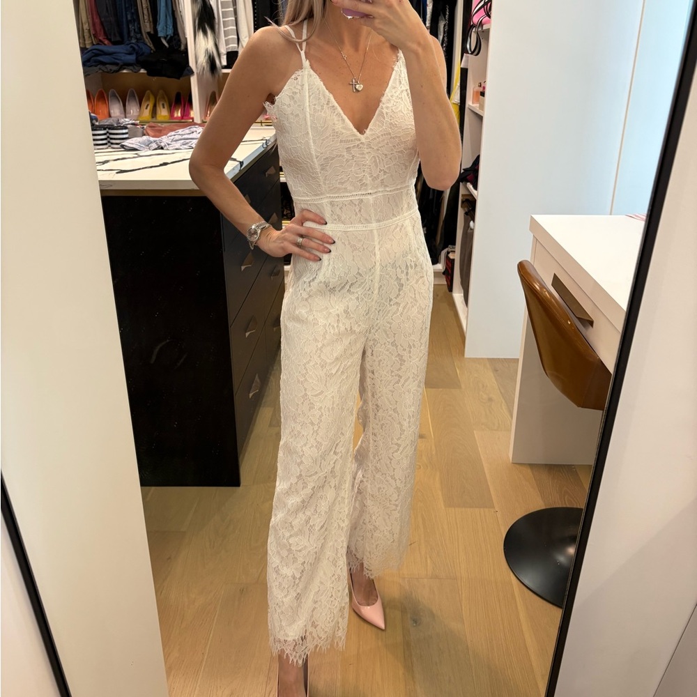 Vintage look lace jumpsuit